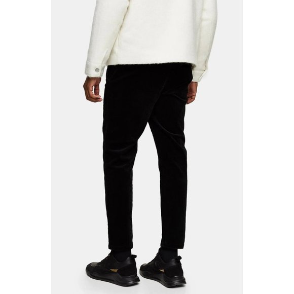 TOPMAN Whyatt Corduroy Skinny Pants in Navy Blue - 32 - Picture 4 of 6